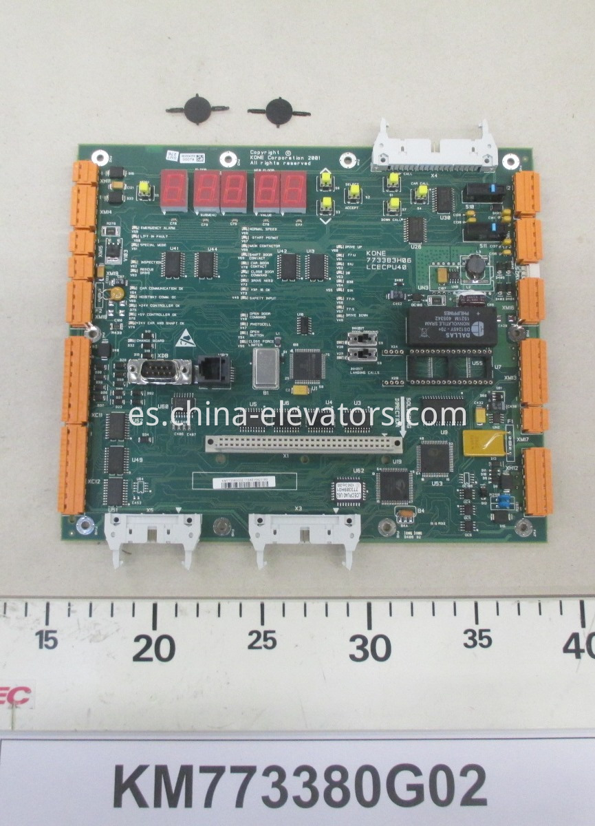 Tablero Kone Elevator LCECPU40 KM773380G02 Kone Elevator LCECPU40 Board KM773380G02